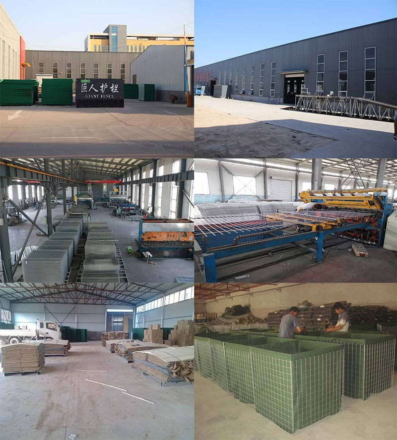 75mmx75mm Welded Gabion HESCO Wall Small Gabion Baskets