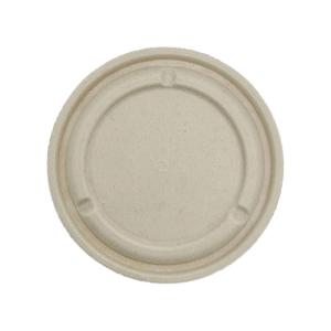 China 1000ml Biodegradable Sugarcane Bagasse Bowl Paper Bowl Lid Paper Packaging factory