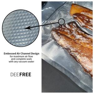 China Embossed Film Vacuum Bag Roll For Sous Vide Cooking 8&quot; X 100' factory