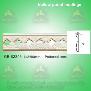 China Polyurethane Decorative center hollow mouldings for light transmission factory