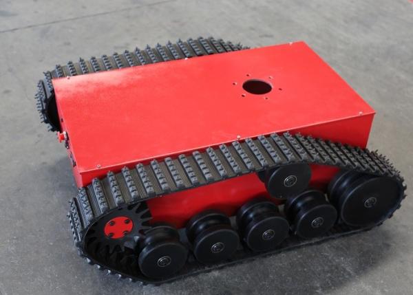 Lawn Mover Robot Tank Rubber Track Chassis Undercarriage Width 785mm Length