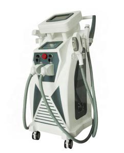 China 3 in 1 IPL RF Nd Yag OPT Beauty Machine Skin Tightening Tattoo Removal Beauty Machine factory