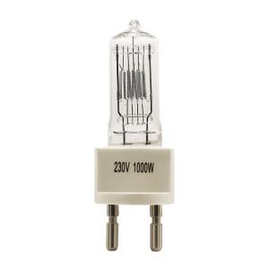 China Red Infrared Halogen Bulb 1000W 230V Quartz Ir Lamp G9.5 25000 Lumen factory