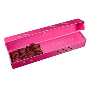 China Customized Corrugated Flower Bouquet Shipping Box High Capacity With Morden Design factory