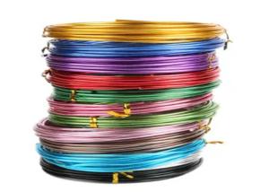 China Bright Gold Color Small Coil Thin Painted Colored Steel Wire 0.4mm factory