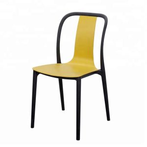 China Durable Polypropylene Plastic Stacking Chairs With Excellent Loading Capacity factory