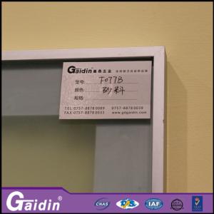 China mill finished anodized glass insert 1000 to 6000mm kitchen cabinet aluminum door frame factory