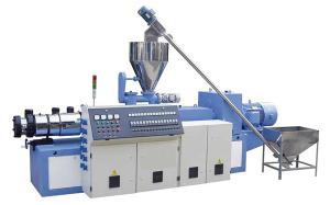 China PVC Pipe / Profile Board Conical Twin Screw Extruder Stainess Steel Material factory