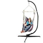Sturdy Metal C Style Type Frame Hammock Chair Stand 21.5kg Maximum Load