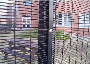 China Rectangle Hole 358 Security Welded Mesh / 358 Anti Climb Fence factory