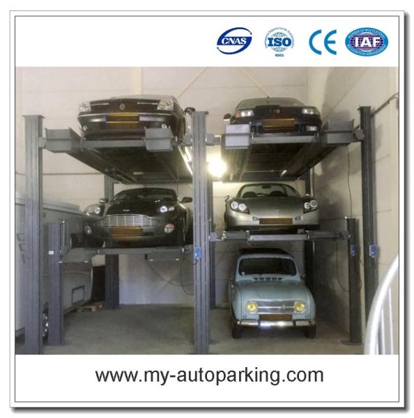 Tripple Vertical 3 Cars Simple Car Parking System for Underground/Car Lifts for