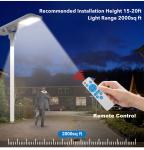 SMD5054 3000-8000K Ip65 Waterproof Solar Led Street Light 6V Polycrystalline