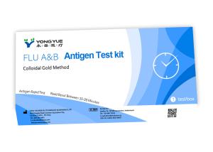 China Antigen Self Test Influenza Ab Rapid Test Throat / Nasal Aspirate factory