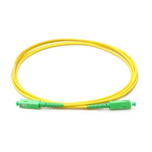 China 3 Meter SC APC Patch Cord Single Mode Simplex 9/125 Armored factory