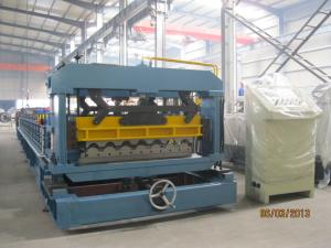 China Roof Profile Mechanical Transmission Roll Forming Machine for Steel Structure Building factory