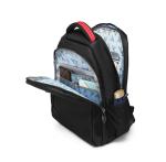 Men'S Lightweight Nylon Backpack Purse Bag Black Business Waterproof 0.98kg