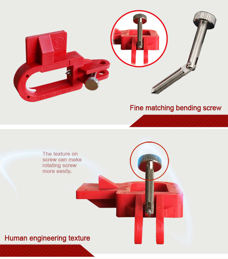 BOSHI Customized Color Multifunction Large Type Circuit Breaker Lockout