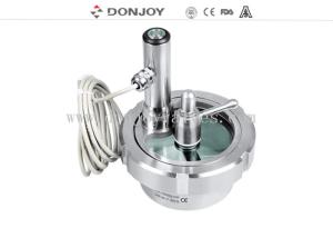 China ISO 3A Stainless Steel flanged sight glass lighting and wiper Waterproof and sanitary design factory
