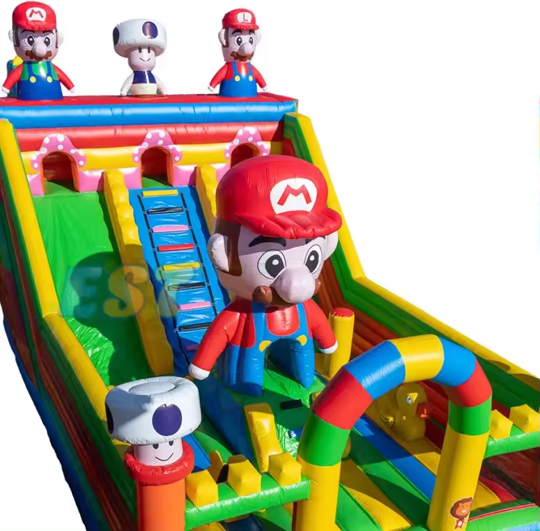 Customized Size Inflatable Bouncy Castle Maze Jumping Bouncer for Fun City Playground