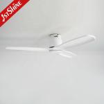 Modern Design Flush Mount Ceiling Fan with Wood Blades by 1stshine and App