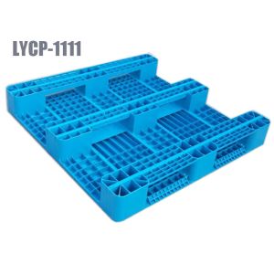 Blue LLDPE HDPE Material Nesting Flat Plastic Pallets Customized