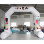 Commercial Airtight Inflatable Finish Line Arch Inflatable Balloon Arches PVC