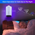 JZ Indoor Bedroom Electric Wall Hanging Fly Catcher Pest Control Purple UV Light