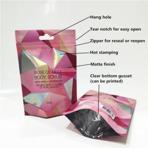 China BRC 120mic Spice Packaging Pouch Zip Pouch Bags For Vegetables factory