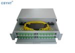 2U Height Fiber Optic Patch Panel Sliding 19 Inch ODF 48 Port With SC FC ST LC