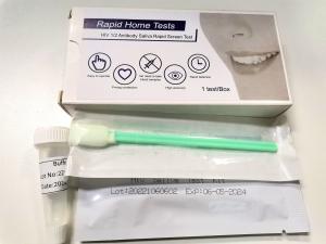 China At Home Fsc Certification 1+2 Hiv Rapid Test Kits Saliva Without Blood factory