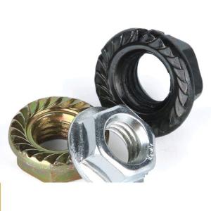 China Avaiable Sample M20 M16 Din6923 Direct Fastener Carbon Stainless Steel Hex Flange Nut factory