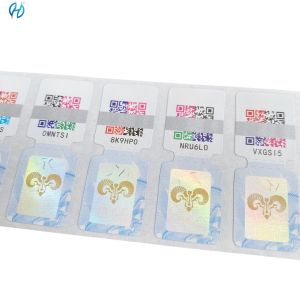 China Permanent Scalability Removable Security Labels QR Code Label for Product Application Product Packaging and Products factory