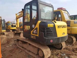 China Yangma Engine R60-7 6 Ton Used Hyundai Excavator factory