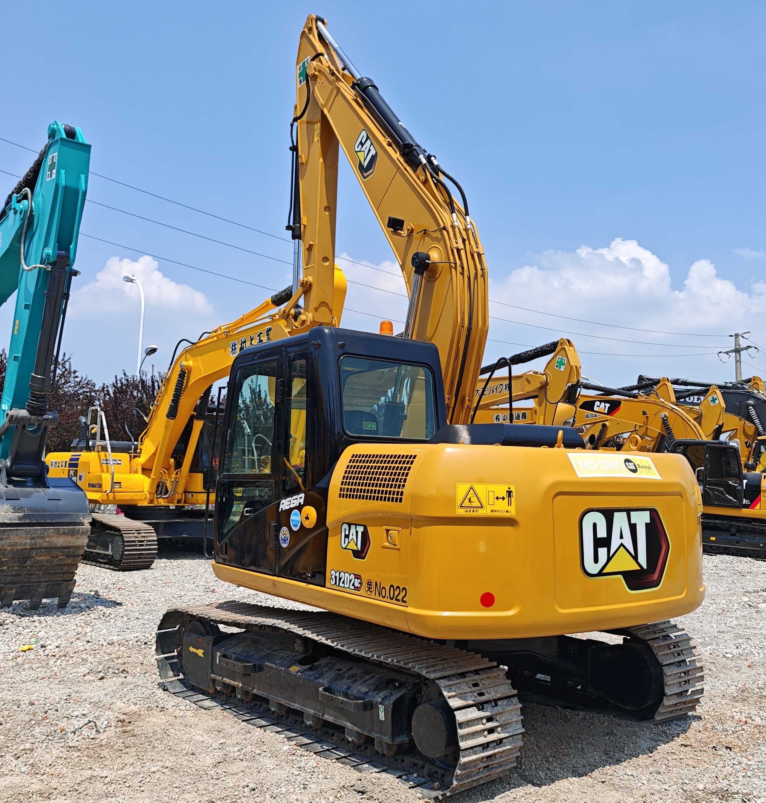 Used Second Hand Caterpillar 312D2GC Excavator Powerful Power System Engine High Output Power High Combustion Efficiency