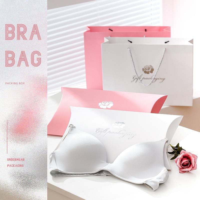 High End Hot Stamping Ivory Board Box Bag Paper Shopping Bag with Custom Color Accepted
