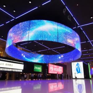 China Outdoor P5 Flexible LED Screen Display Module Ultra Thin High Safety factory