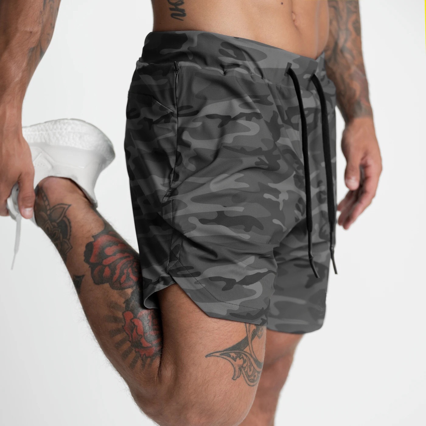 Custom Logo Light Joggers Running Activewear Men Workout Fitness Gym Shorts