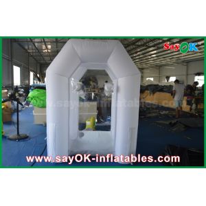 Mini Portable Led Lighting Money Inflatable Booth For Amusement 2 Years Warranty
