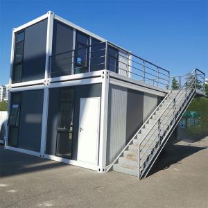 China BOX SPACE Customizable Office Design Modular Building Prefabricated House Detachable Flat Pack Container House factory