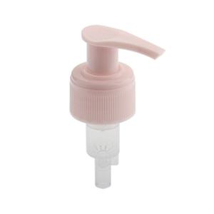 China Striped Pink Lotion Pump External Spring Left Right Switch 24/410 Dispensing Pump factory