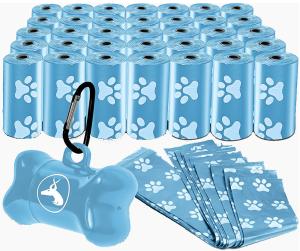 China Colored Biodegradable Pet Waste Bags , Recyclable Dog Poop Bags HDPE Material factory