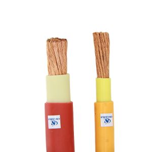 China Class 6 Conductor 70mm 95mm Orange Welding Cable factory