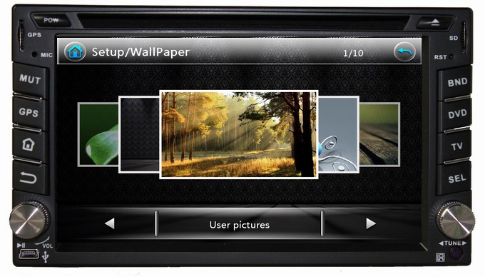 Ouchuangbo Touch Screen GPS Navigation for Universal Car DVD Video System RDS Bluetooth OCB-6205A