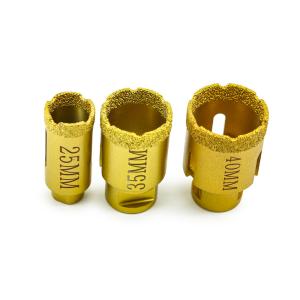 China Customized Support European Vacuum Brazed Diamond Core Drill Bit for Ceramic Tile factory
