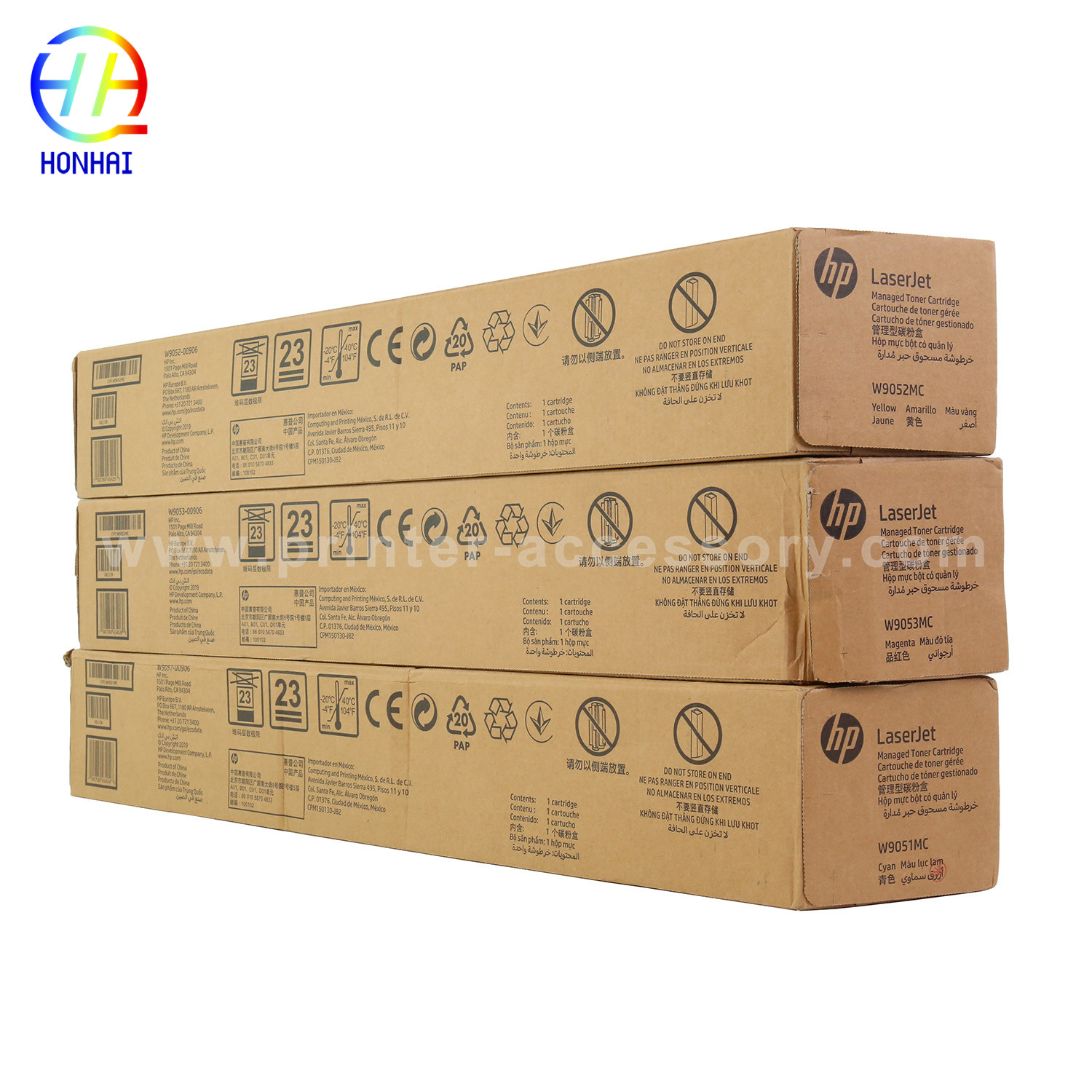 Toner Cartridge for HP Color Managed MFP E87640 E87650 E87660 W9051MC W9052MC W9053MC Printer Toner Cartridge