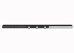 36W 4Ft LED Linear Lighting Fixture Aluminum Warm White