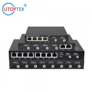 China commercial fast fiber ethernet switch 1/2/4/8/16/24port ethernet network switch on sale