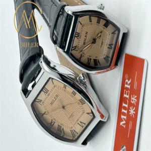 China Leather Strap Quartz Watch With 30 Meters Waterproof For Young People High-Performance factory