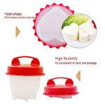 6Pcs Egg Cooker Silicone Household Products Hard Boiled Egg Silicone Cups