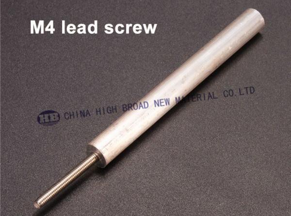 M4 Dia 20mm Shank Diameter Magnesium Anode Rod For Waterboiler Protect Water
